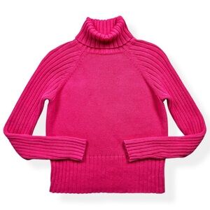 Y2K No Boundaries Pink Knit Turtleneck Sweater